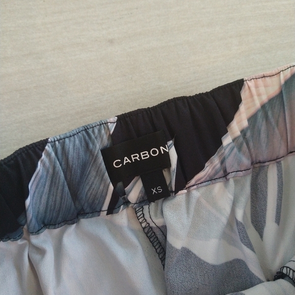 Carbon38 Women’s Floral Drawstring Pajama Pants Size XS Lounge Satin Feel Pants - Picture 4 of 9